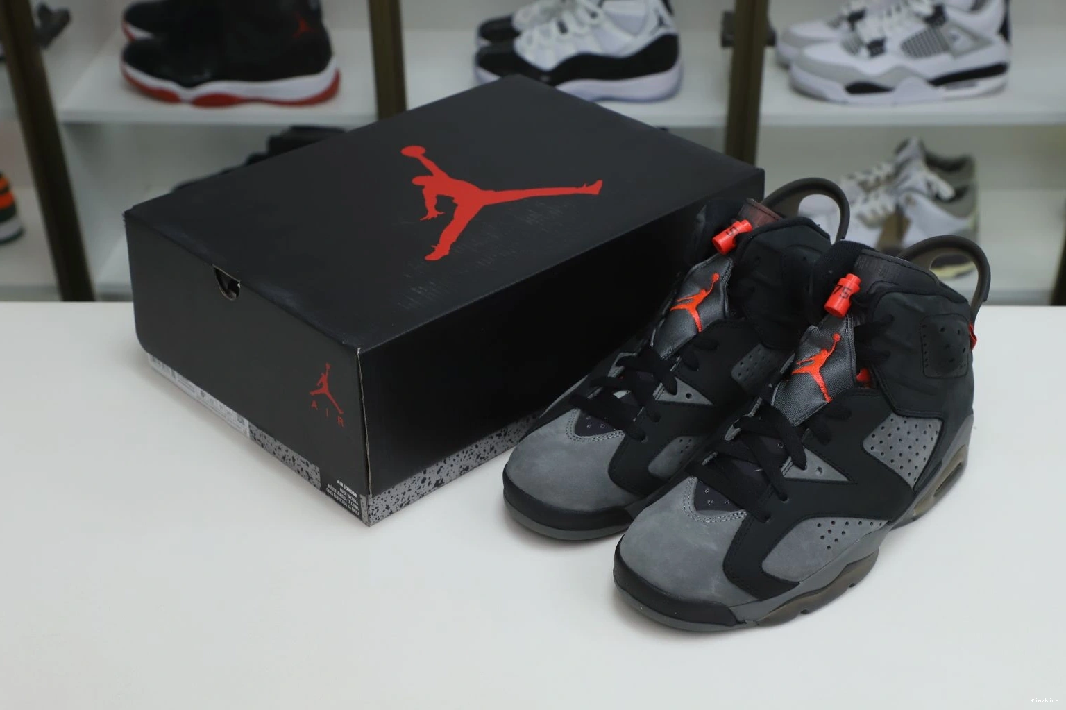 X AIR SAINT-GERMAIN PARIS 6 RETRO GREY' 'IRON JORDAN 1026